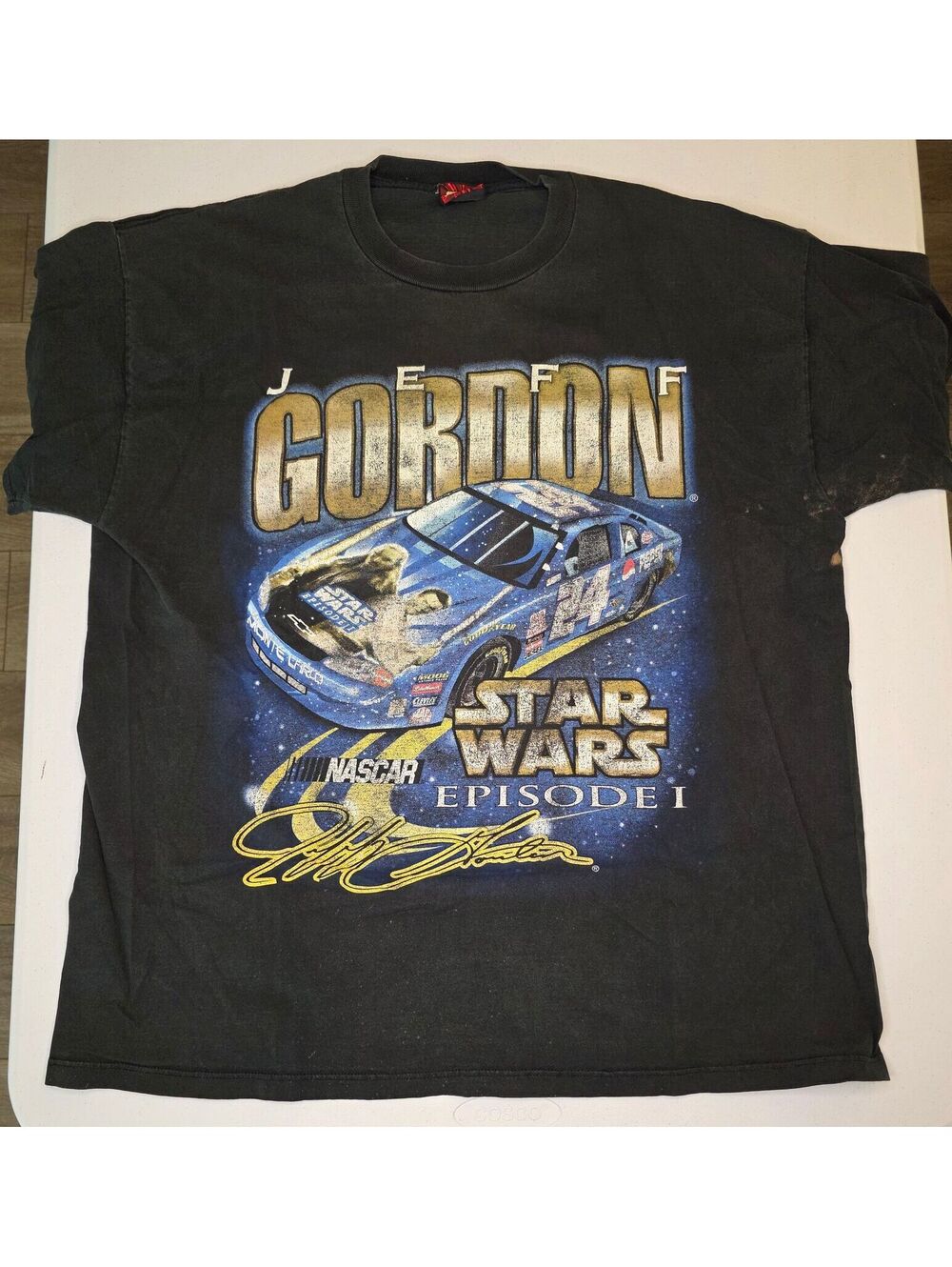 1999 Nascar Jeff Gordon Star Wars "Episode I" Promo Tee